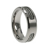 Double Cord Titanium Ring