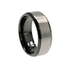 Dark Titanium Brushed Finish Bevel Ring