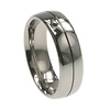 Men's 7mm Split Titanium Ring