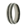 Designer Comfort Fit Split Titanium Band