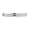 14k White Gold Cord Design Ring