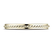 14k Yellow Gold Cord Design Ring