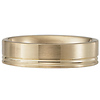 14k Yellow Gold Designer Satin Wedding Ring