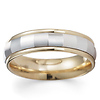 14k Two-Tone Gold Designer Wedding Band