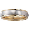 6mm 14kt Two-Tone Gold Wedding Band