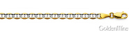 4mm White Pave Flat Mariner Bracelet