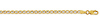 3.5mm 14K Gold White Pave Mariner Chain