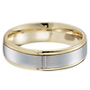 14k Two Tone Gold 6mm Designer Ring