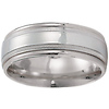 14k Designer White Gold Milgrain Wedding Ring
