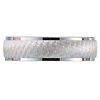 14k 6mm White Gold Textured Wedding Ring