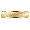 14k 6mm Yellow Gold Textured Wedding Ring