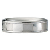 Alternating Pattern 14k White Gold Ring