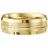 Designer Satin 14k Yellow Gold Wedding Band