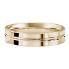 14k Yellow Gold Split Wedding Band