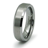 Satin and Polished Beveled Edge Tungsten Band