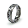Titanium CZ Eternity Ring