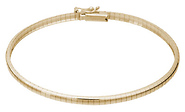 3mm Yellow Gold Omega Bracelet