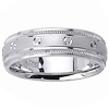 6.5mm 14k White Gold Band