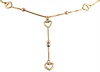 14k Gold Fancy Heart Necklace