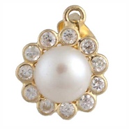 14k Yellow Gold Fancy Pearl Pendant
