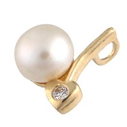 14k Yellow Gold Fancy Pearl Pendant