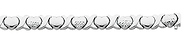 14K White Gold Stampato Heart Bracelet