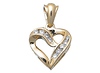 Diamond Heart Charm