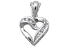 Diamond Heart Charm
