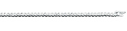 14k White Gold Fancy CZ Bracelet