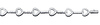 14k White Gold Fancy CZ Heart Bracelet