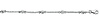 14k White Gold Fancy White CZ Bracelet
