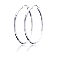Silver Hoops