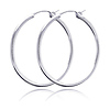 Silver Hoops
