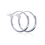 Mini Silver Hoops