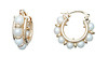 Pearl Hoop Earrings