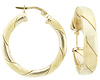 Candy Cane Hoop Earrings
