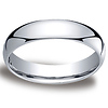 18k White Gold Benchmark 5mm Wedding Ring