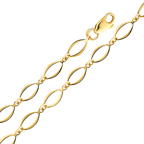 Yellow Gold Open Link Bracelet