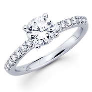 Round Cut Diamond Ring