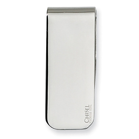 Stainless Steel Polished Money Clip