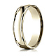 6mm 14K Yellow Gold High Polish Benchmark Wedding Band thumb 0