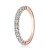 2.5mm 12-Stone Round Diamond Wedding Band by Benchmark in 14K Rose Gold 0.48 ctw