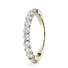 3mm 9-Stone Round Diamond Wedding Band by Benchmark in Solid 14K Yellow Gold 0.72ctw