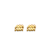 Astrology Sign Zodiac Stud Earrings in 14K Yellow Gold - Aquarius & More