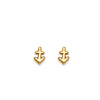 Astrology Sign Zodiac Stud Earrings in 14K Yellow Gold - Sagittarius