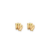 Astrology Sign Zodiac Stud Earrings in 14K Yellow Gold - Virgo