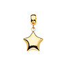 Mini Star Charm Pendant in 14K Yellow Gold