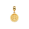 Mini Saint Benedict Pendant in 14K Yellow Gold