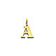 Mini Classic Uppercase Serif Initial Pendant in 14K Yellow Gold thumb 0