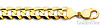 Men's 12.2mm 14K Yellow Gold Solid Concave Curb Cuban Link Chain Necklace 24-30in thumb 1